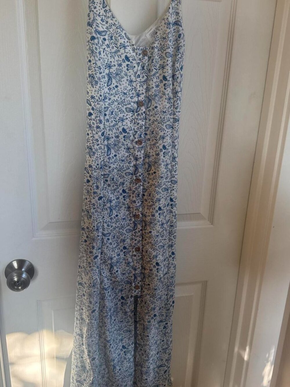 Sienna Sky Blue Floral Midi Dress